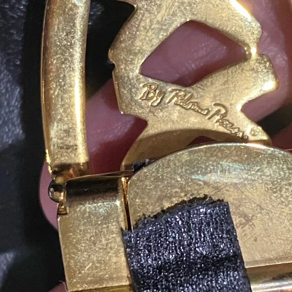 Vintage Paloma Picasso Whimsigoth Grunge Leather Belt Made Italy 25" - 2… - Picture 3 of 5